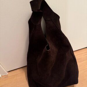 COS Brown Suede Bag